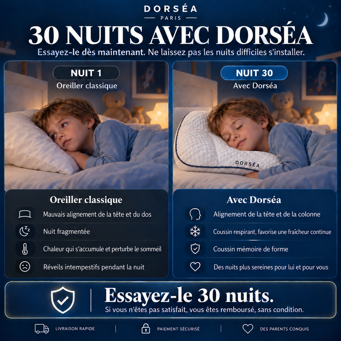 Coussin enfant Dorséa